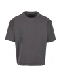 T-shirts BUILD YOUR BRAND VINTAGE CROPPED HEAVY OVERSIZE TEE voor bedrukking &amp; borduring