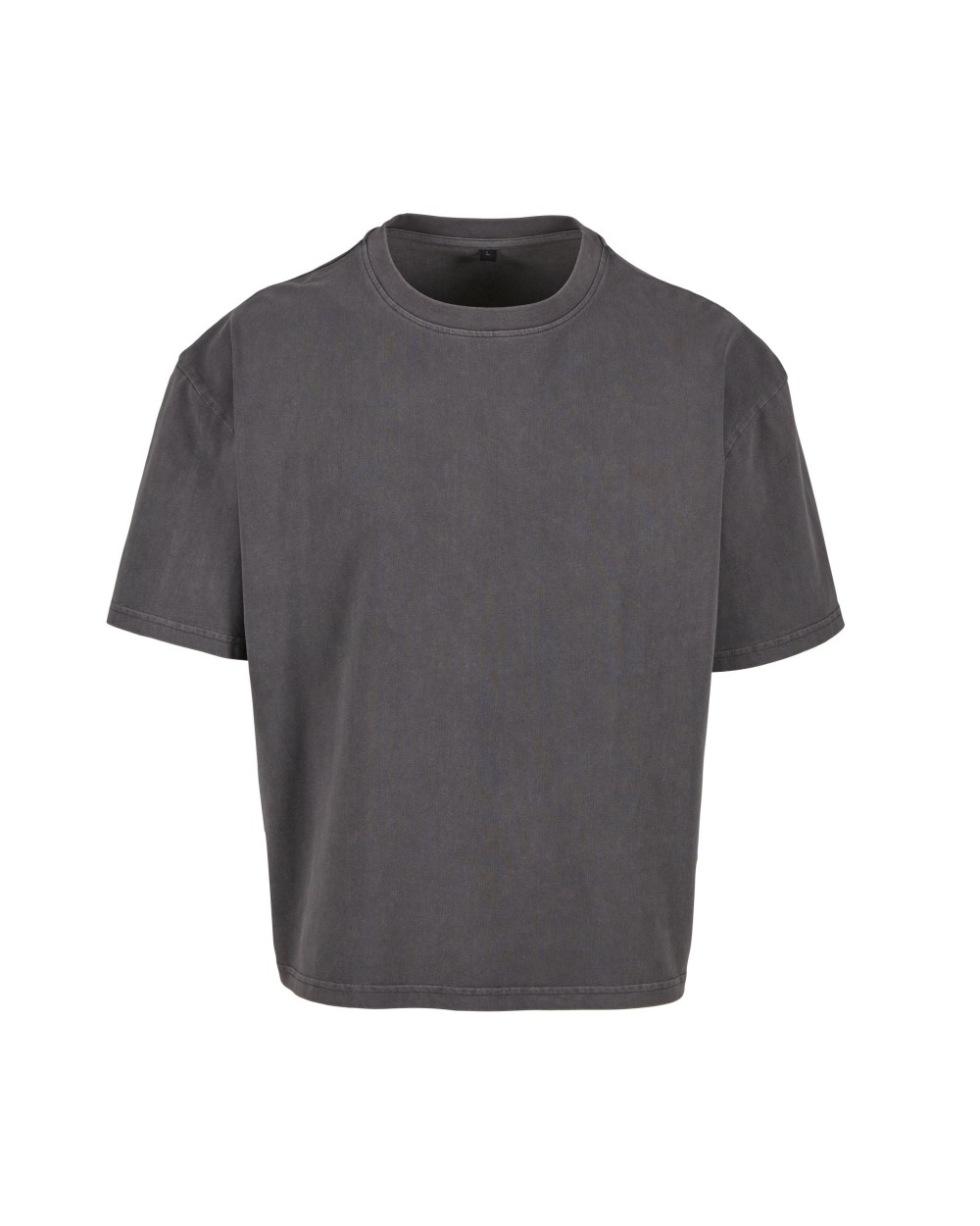 T-Shirts personnalisable BUILD YOUR BRAND VINTAGE CROPPED HEAVY OVERSIZE TEE