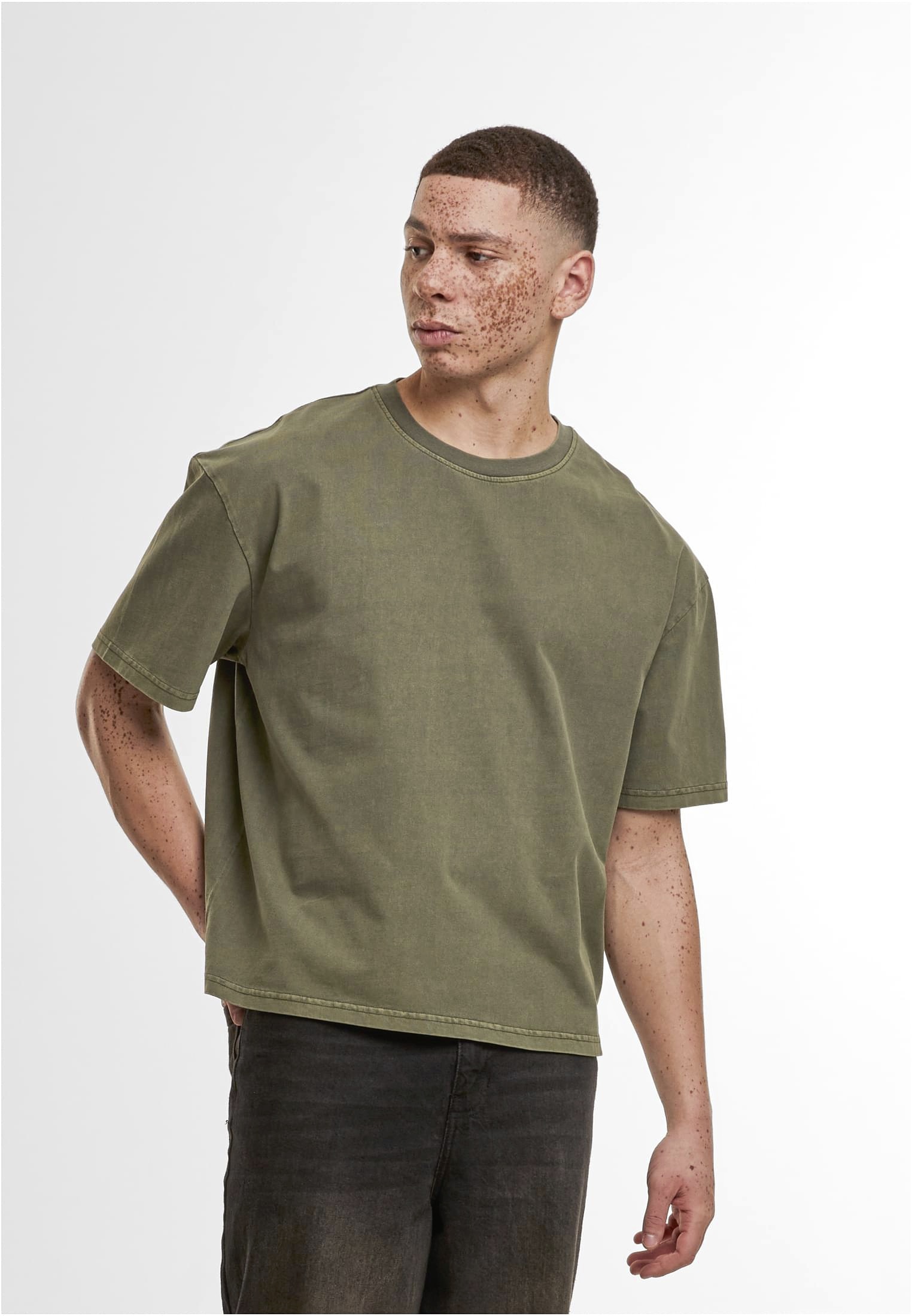 BUILD YOUR BRAND VINTAGE CROPPED HEAVY OVERSIZE TEE T-Shirts personalisierbar