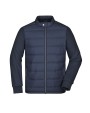JAMES & NICHOLSON Men's Hybrid Sweat Jacket Jacken personalisierbar