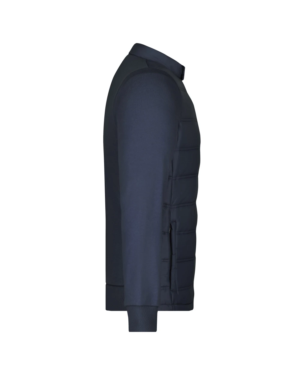 Jassen JAMES & NICHOLSON Men's Hybrid Sweat Jacket voor bedrukking &amp; borduring