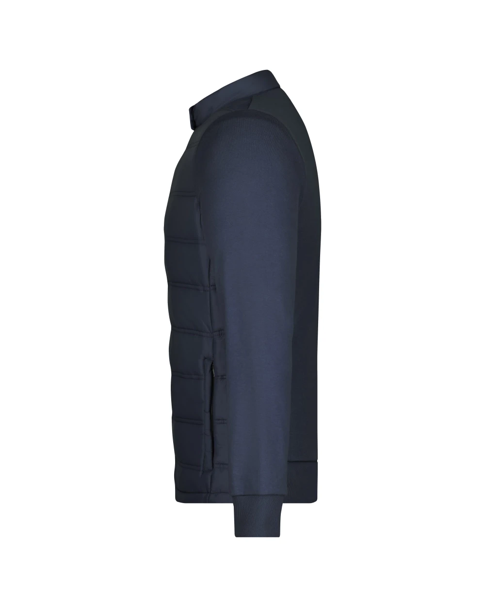 JAMES & NICHOLSON Men's Hybrid Sweat Jacket Jacken personalisierbar