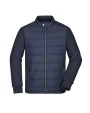 Jassen JAMES & NICHOLSON Men's Hybrid Sweat Jacket voor bedrukking &amp; borduring