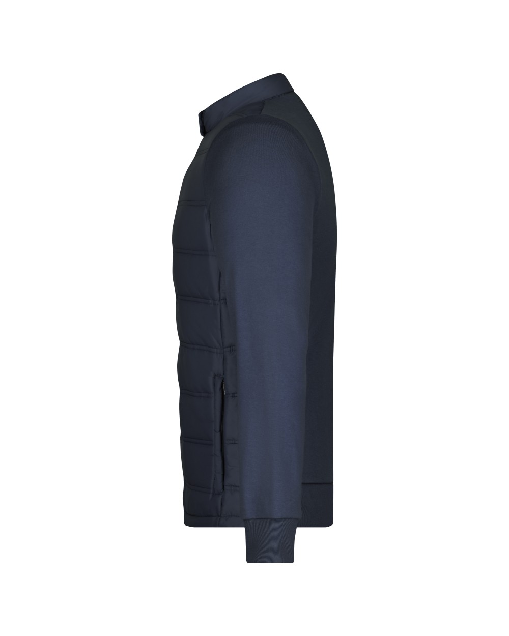 Jassen JAMES & NICHOLSON Men's Hybrid Sweat Jacket voor bedrukking &amp; borduring