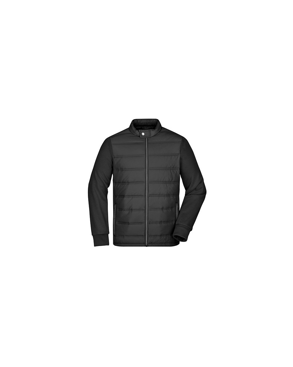Jassen JAMES & NICHOLSON Men's Hybrid Sweat Jacket voor bedrukking &amp; borduring