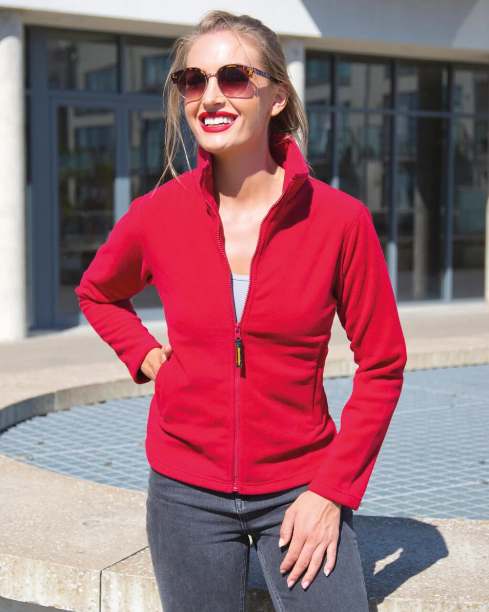 Polar Fleeces RESULT Ladies Horizon High Grade Microfleece Jacket voor bedrukking &amp; borduring