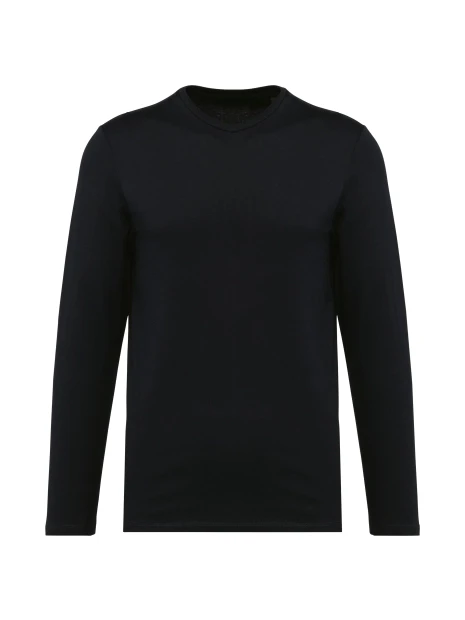 KARIBAN T-shirt Supima® col rond manches longues homme /api/colors/b9fdad4a-5e94-45cb-8c03-c08b349b28c3 personnalisable