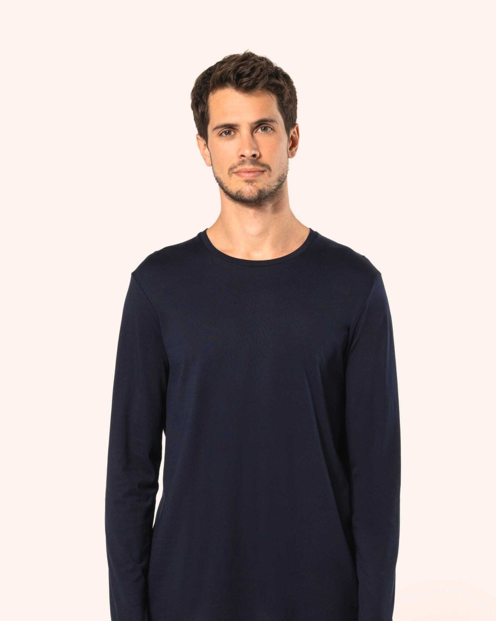 T-Shirts personnalisable KARIBAN T-shirt Supima® col rond manches longues homme