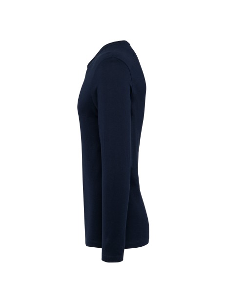 KARIBAN T-shirt Supima® col rond manches longues homme /api/colors/058f028c-f565-4146-9cba-11f5b0ade7a7 personnalisable