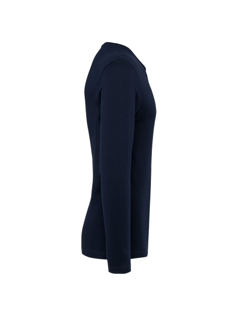 KARIBAN T-shirt Supima® col rond manches longues homme /api/colors/058f028c-f565-4146-9cba-11f5b0ade7a7 personnalisable