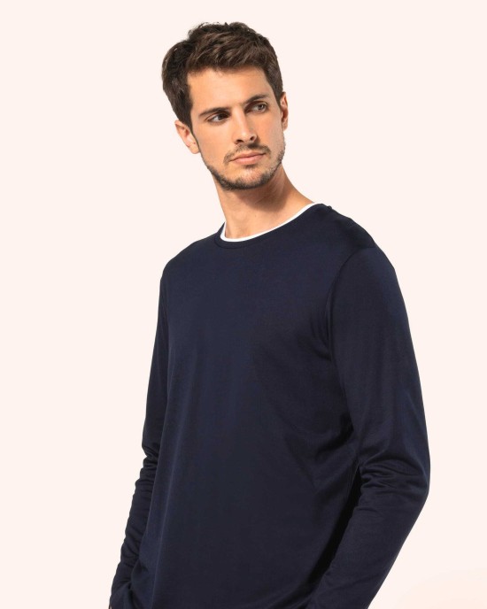 T-Shirts personnalisable Kariban T-shirt Supima® col rond manches longues homme