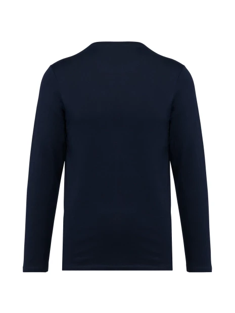 KARIBAN T-shirt Supima® col rond manches longues homme /api/colors/058f028c-f565-4146-9cba-11f5b0ade7a7 personnalisable