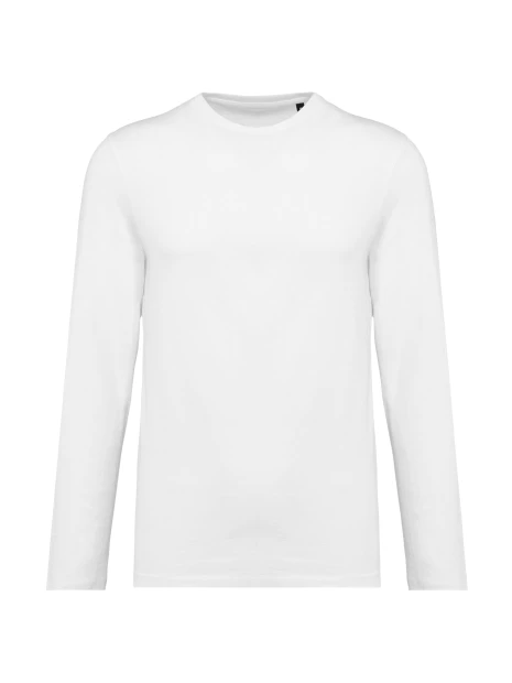 KARIBAN T-shirt Supima® col rond manches longues homme /api/colors/7a92cd2d-10d2-40b4-928b-296bb7487506 personnalisable