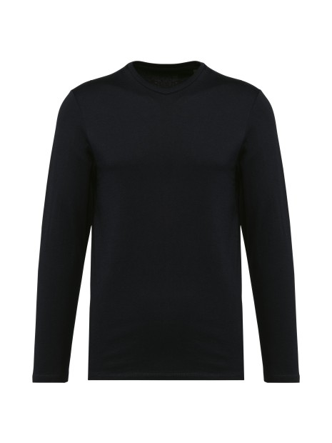 KARIBAN T-shirt Supima® col rond manches longues homme /api/colors/b9fdad4a-5e94-45cb-8c03-c08b349b28c3 personnalisable