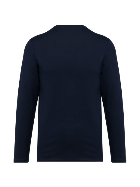 KARIBAN T-shirt Supima® col rond manches longues homme /api/colors/058f028c-f565-4146-9cba-11f5b0ade7a7 personnalisable