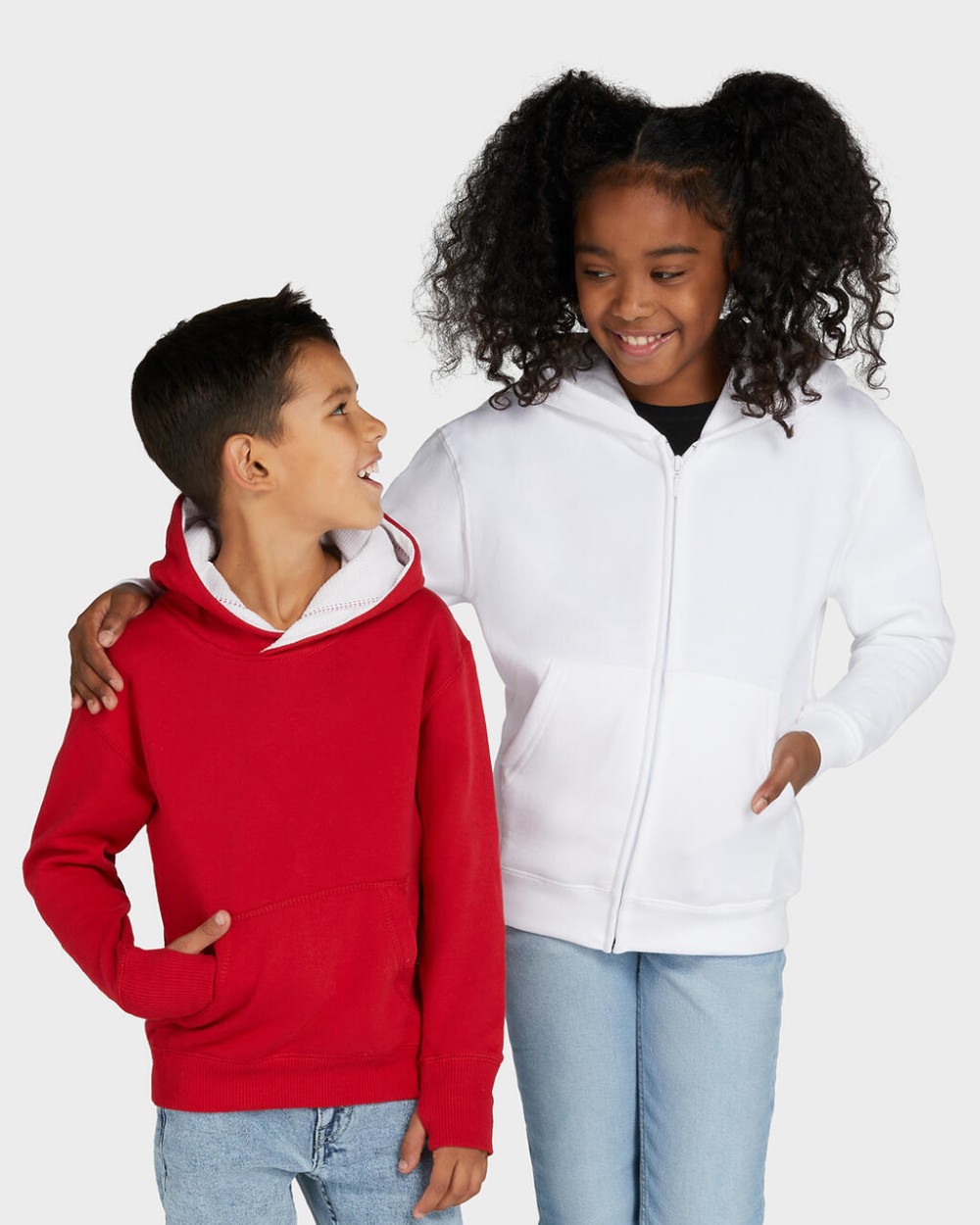 Sweaters & hoodies  Hooded Full Zip Kids voor bedrukking &amp; borduring