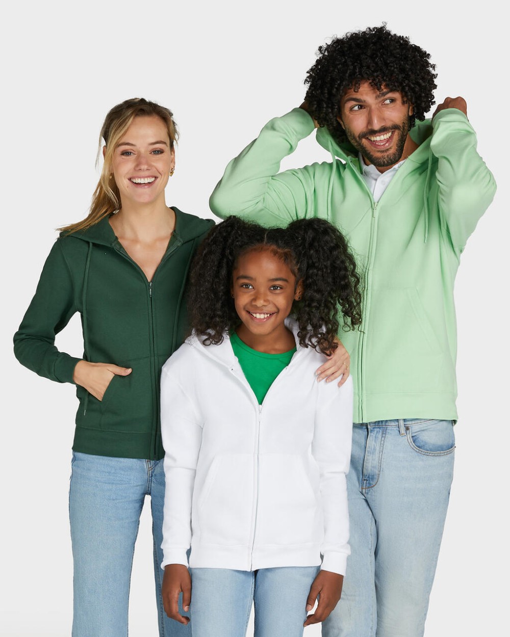 Sweat-shirts personnalisable SG CLOTHING Hooded Full Zip Kids