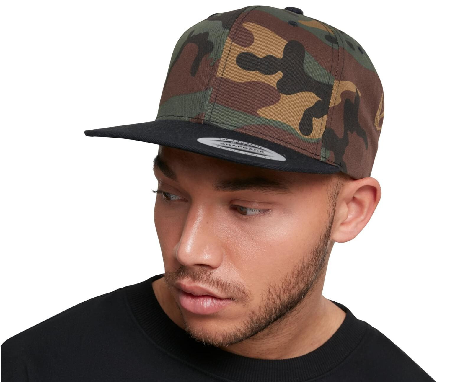 Petjes FLEXFIT CLASSIC SNAPBACK 2-TONE CAMO voor bedrukking &amp; borduring