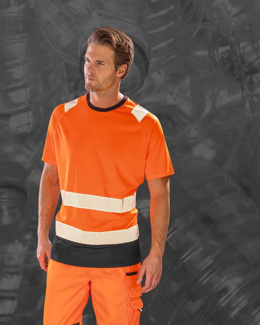 T-shirts RESULT Gerecycled veiligheids-T-shirt voor bedrukking &amp; borduring