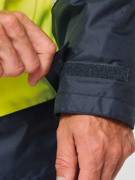 Vestes à personnaliser WK. DESIGNED TO WORK Parka de sécurité recyclée 4 en 1 unisexe 