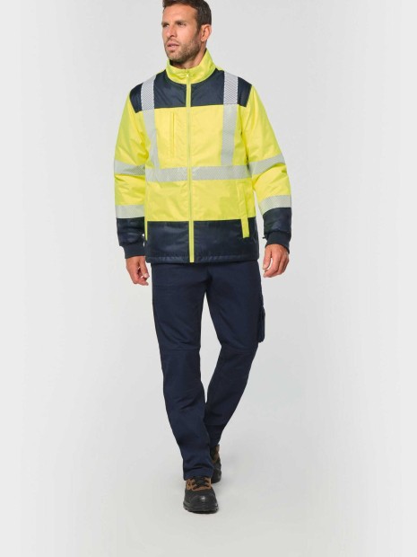 Vestes à personnaliser WK. DESIGNED TO WORK Parka de sécurité recyclée 4 en 1 unisexe 