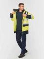 Vestes à personnaliser WK. DESIGNED TO WORK Parka de sécurité recyclée 4 en 1 unisexe 