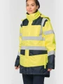Vestes à personnaliser WK. DESIGNED TO WORK Parka de sécurité recyclée 4 en 1 unisexe 