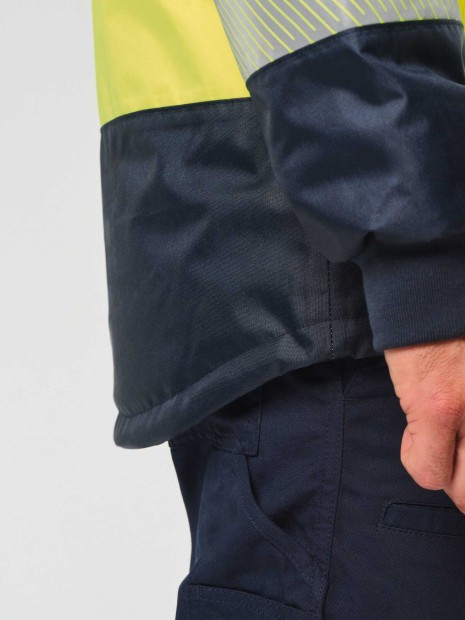 Vestes à personnaliser WK. DESIGNED TO WORK Parka de sécurité recyclée 4 en 1 unisexe 