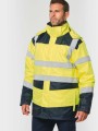 Vestes à personnaliser WK. DESIGNED TO WORK Parka de sécurité recyclée 4 en 1 unisexe 