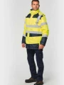 Vestes à personnaliser WK. DESIGNED TO WORK Parka de sécurité recyclée 4 en 1 unisexe 