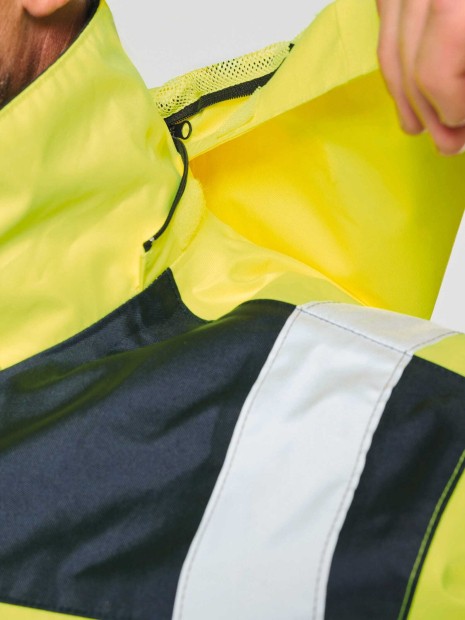 Vestes à personnaliser WK. DESIGNED TO WORK Parka de sécurité recyclée 4 en 1 unisexe 