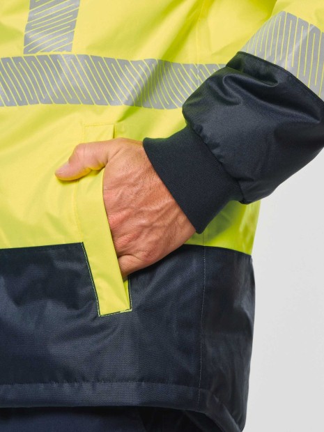 Vestes à personnaliser WK. DESIGNED TO WORK Parka de sécurité recyclée 4 en 1 unisexe 