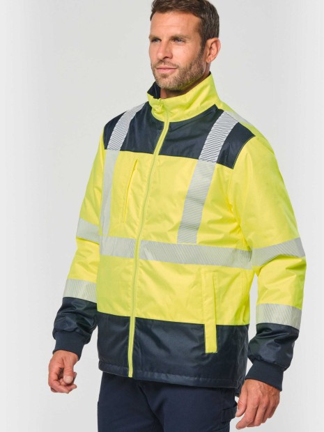 Vestes à personnaliser WK. DESIGNED TO WORK Parka de sécurité recyclée 4 en 1 unisexe 