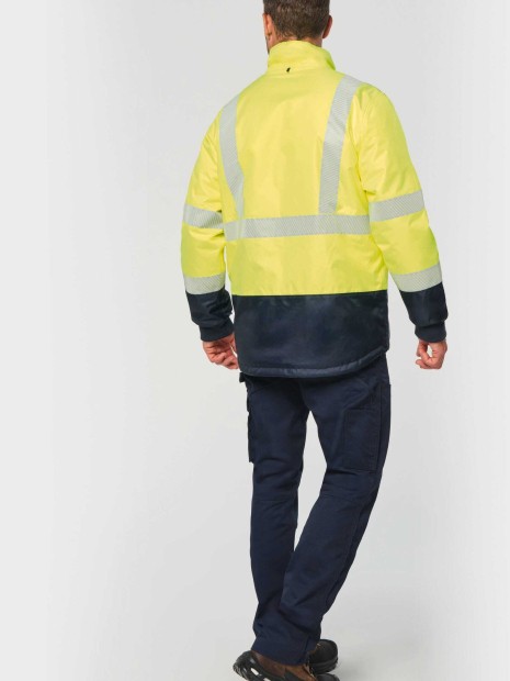 Vestes à personnaliser WK. DESIGNED TO WORK Parka de sécurité recyclée 4 en 1 unisexe 