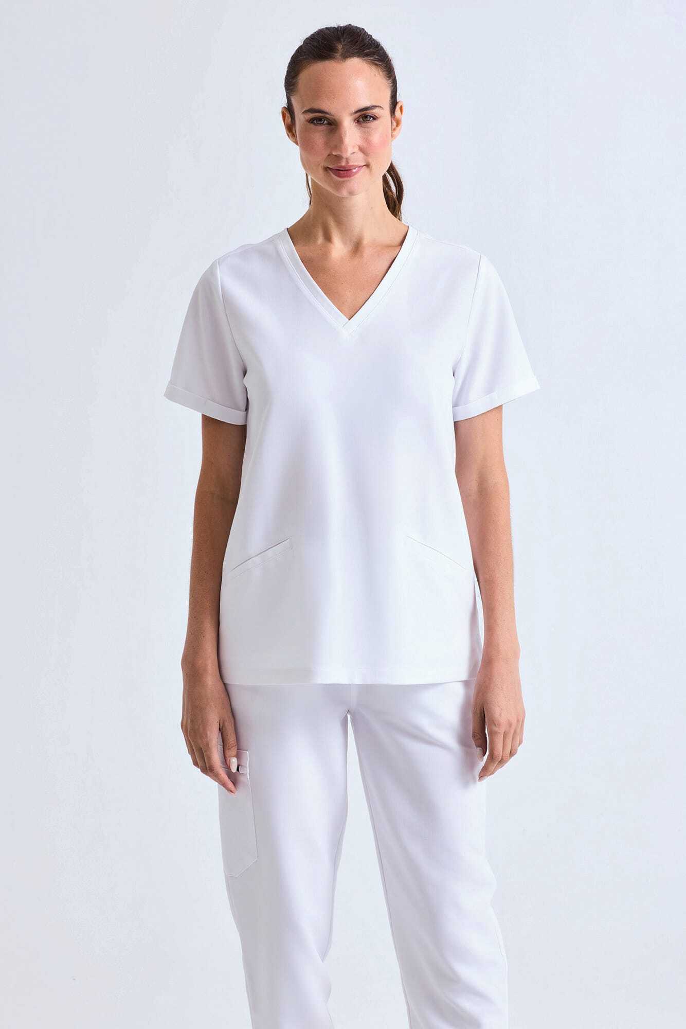 Schorten ONNA Stretch tuniek met korte mouwen voor dames voor bedrukking &amp; borduring